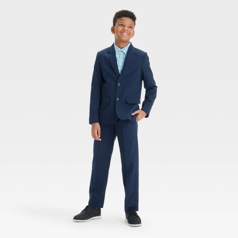 New - Boys' Suit Jacket - Cat & Jack™ Navy Blue 10