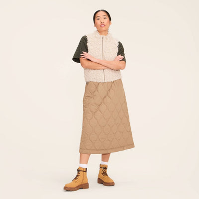 New - Women's Loopy Yarn Sweater Vest - Woolrich x Target Cream XL