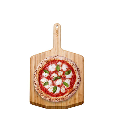 New - Ooni 12" Pizza Peel and Serving Board Bamboo Light Brown