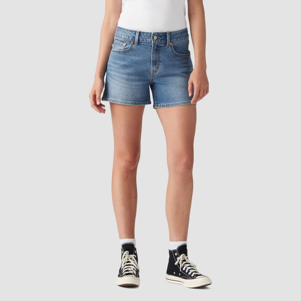 New - Levi's® Women's A-Line Shorts - No You Didn't 34: Mid Rise Denim, Stretch,