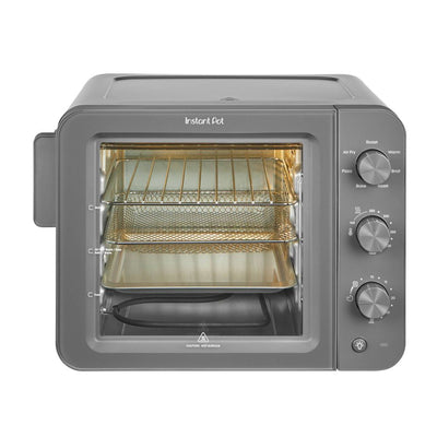 New - Instant Pot InstantHeat 4 Slice Air Fryer Toaster Oven, 7-in-1, No Preheat Required Air Fry, Bake, Toast, Roast, Broil, Warm, and Make Pizza
