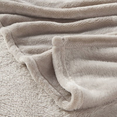 Threshold Microplush Throw Blanket Oversized 92x90 Midweight Post-Consumer ThresholdBullseye Deals
