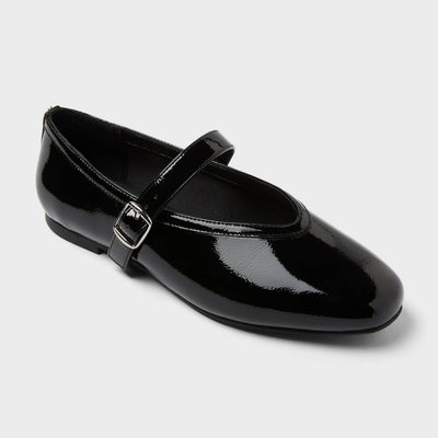 New - Women’s Elena Mary Jane Flats with Memory Foam Insole – A New day™ Black 9