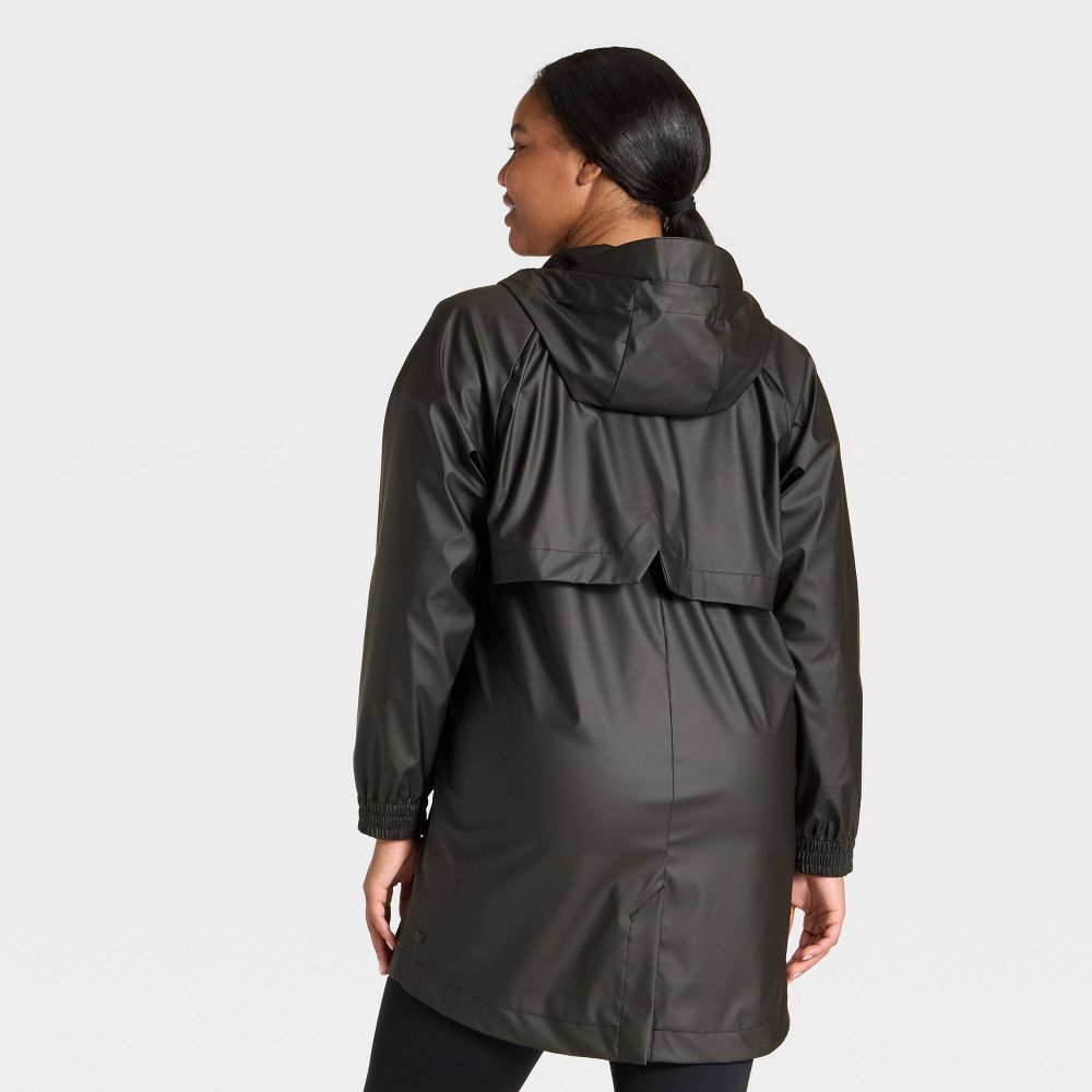 New - Women's Rain Coat - All In Motion™ Black M