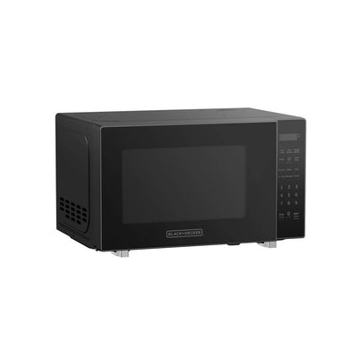 New - BLACK+DECKER 0.7 cu ft Microwave Black