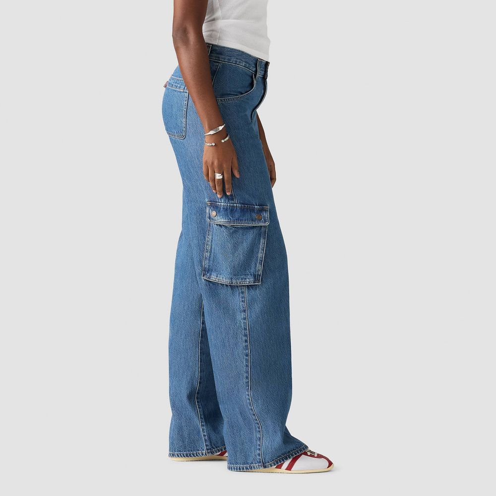 New - Levi's® Women's Superlow Loose Jeans - All Over Blue 24