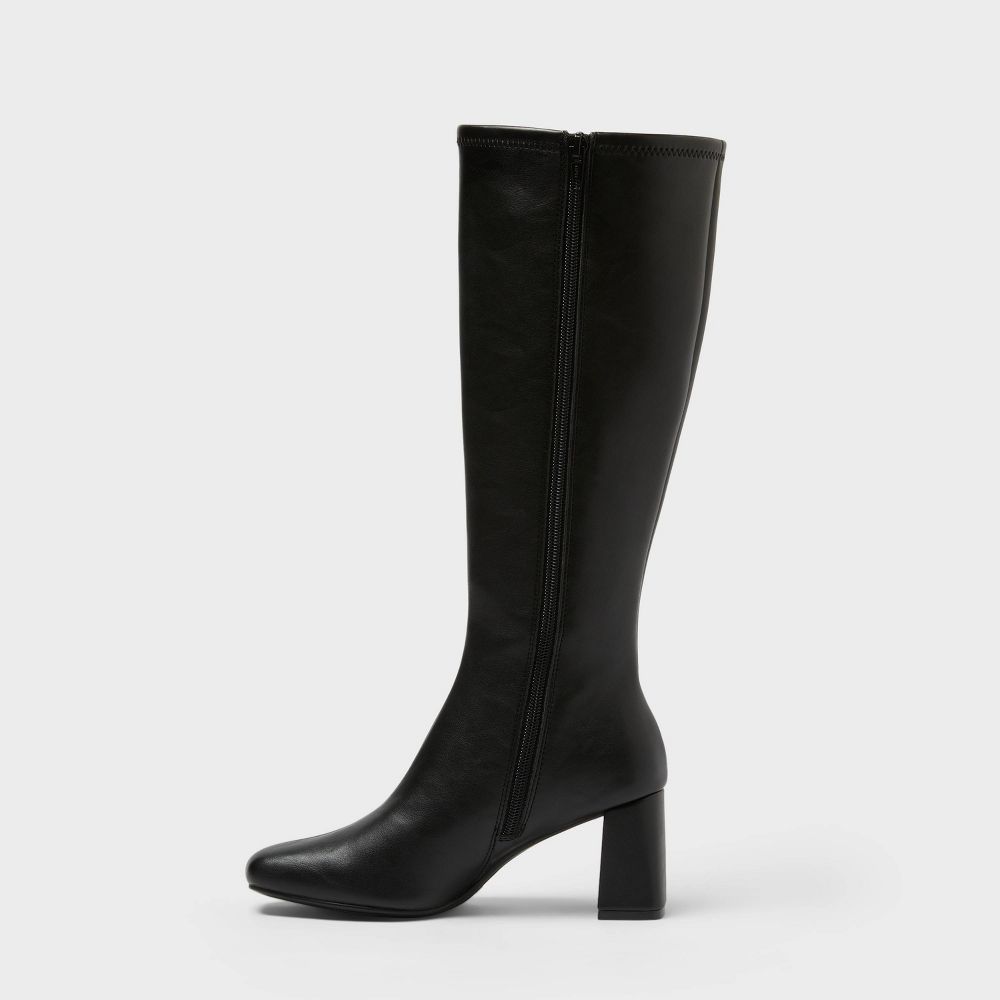 Open Box - Women’s Yara Boots with Memory Foam Insole - A New Day™ Black 5.5