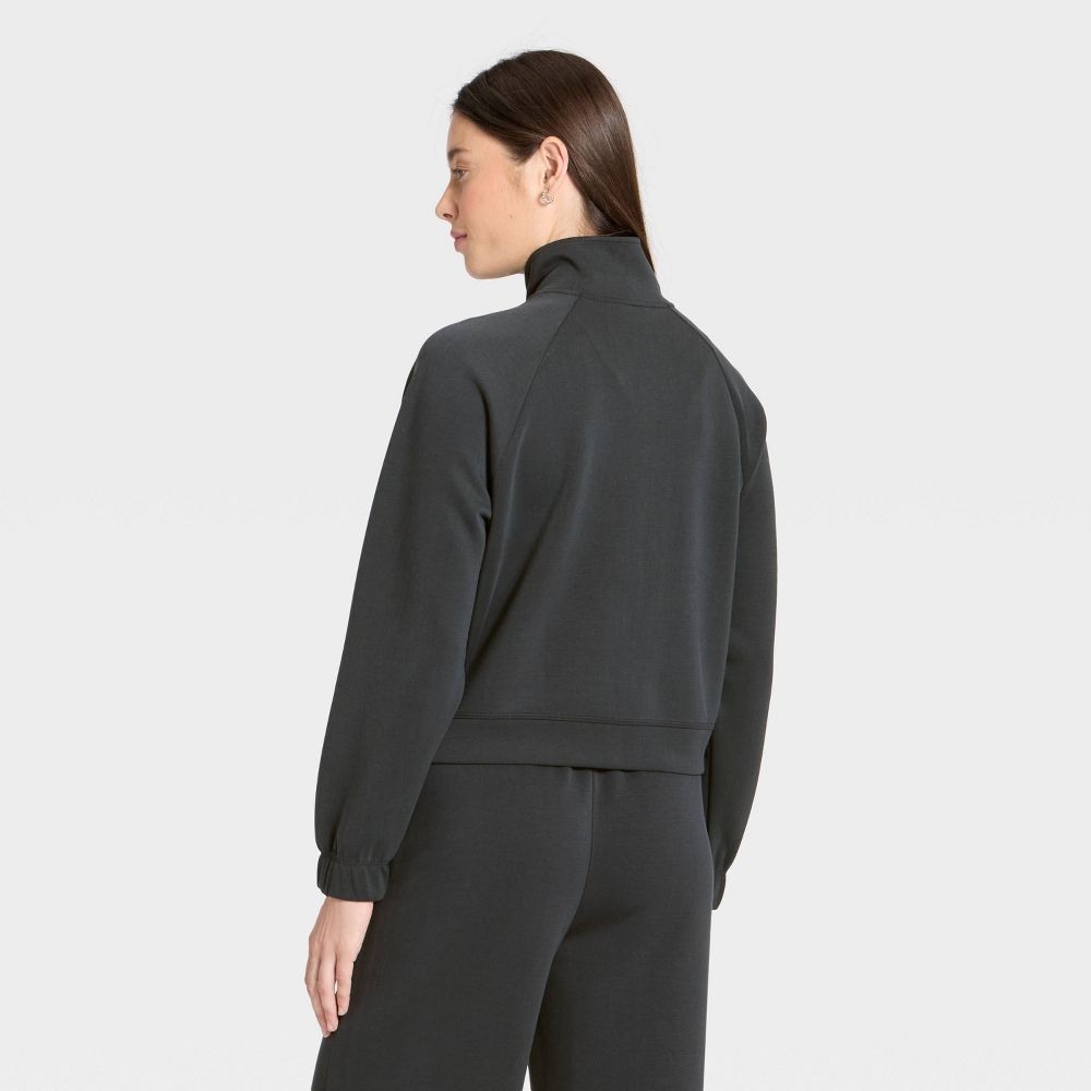 Open Box - Women's Airy Sleek Full Zip Jacket - All In Motion™ Black XXL