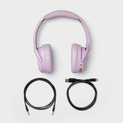 Open Box - Active Noise Canceling Bluetooth Headphones Over-Ear Wireless Headsets with Mic HeydayBullseye Deals