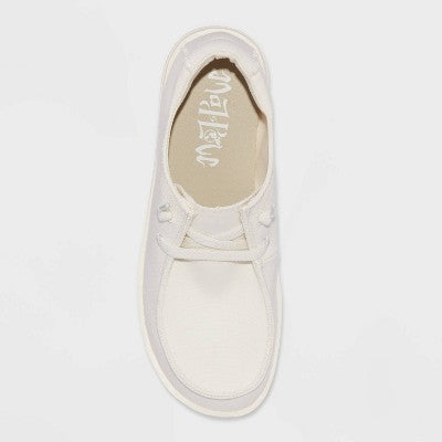 Mad Love Women's Low Top Slip-On Canvas Sneakers Cushioned Easy On/Off Mad LoveBullseye Deals