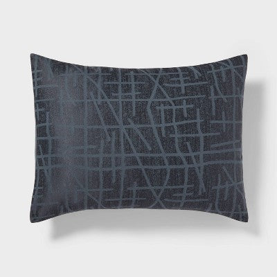 New - Threshold Comforter Set Cotton Blend Jacquard Geometric ThresholdBullseye Deals