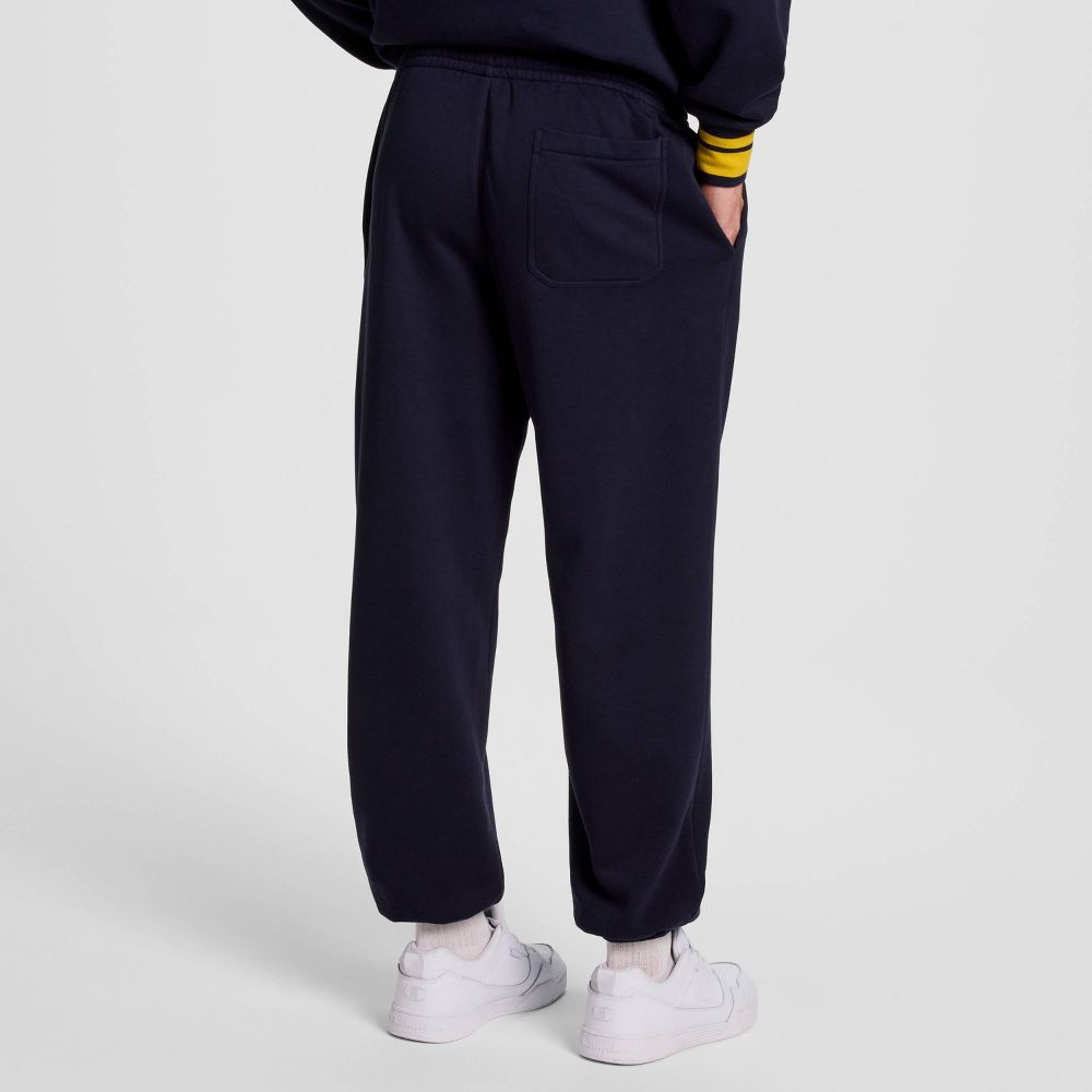 New - Champion Men's Phys. Ed. Patch Sweatpants - Navy XXL