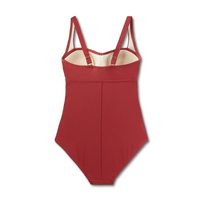 Kona Sol Women's Full Coverage One Piece Swimsuit Tummy Control Kona SolBullseye Deals