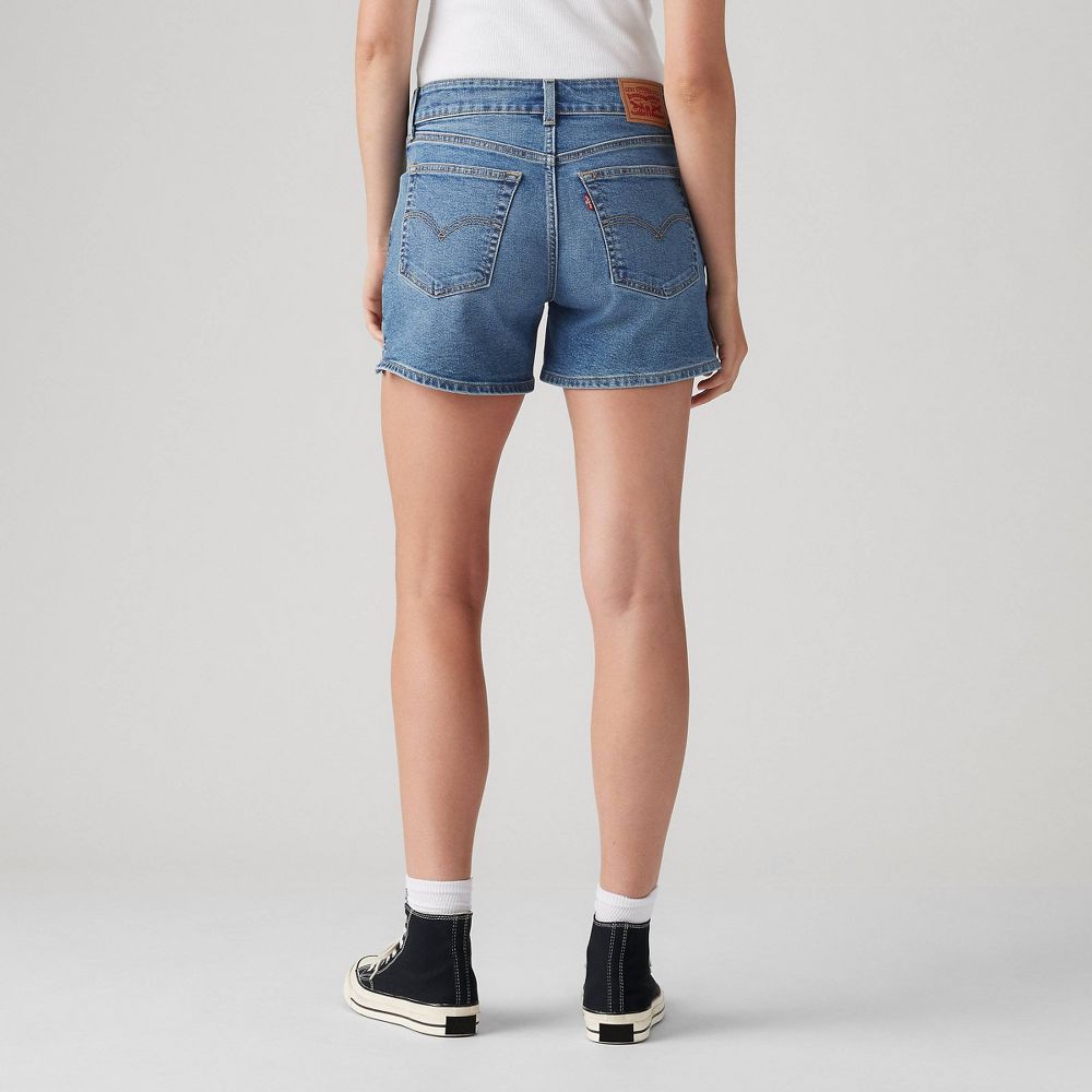 New - Levi's® Women's A-Line Shorts - No You Didn't 34: Mid Rise Denim, Stretch,