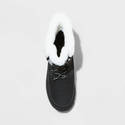 New - Universal Thread Women's Winter Snow Boots Fur High Ankle Waterproof Universal ThreadBullseye Deals