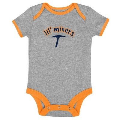 New - Kansas Jayhawks Infant Kids Pullover Bodysuit Set Of 3 Licensed Collegiate Kansas JayhawksBullseye Deals