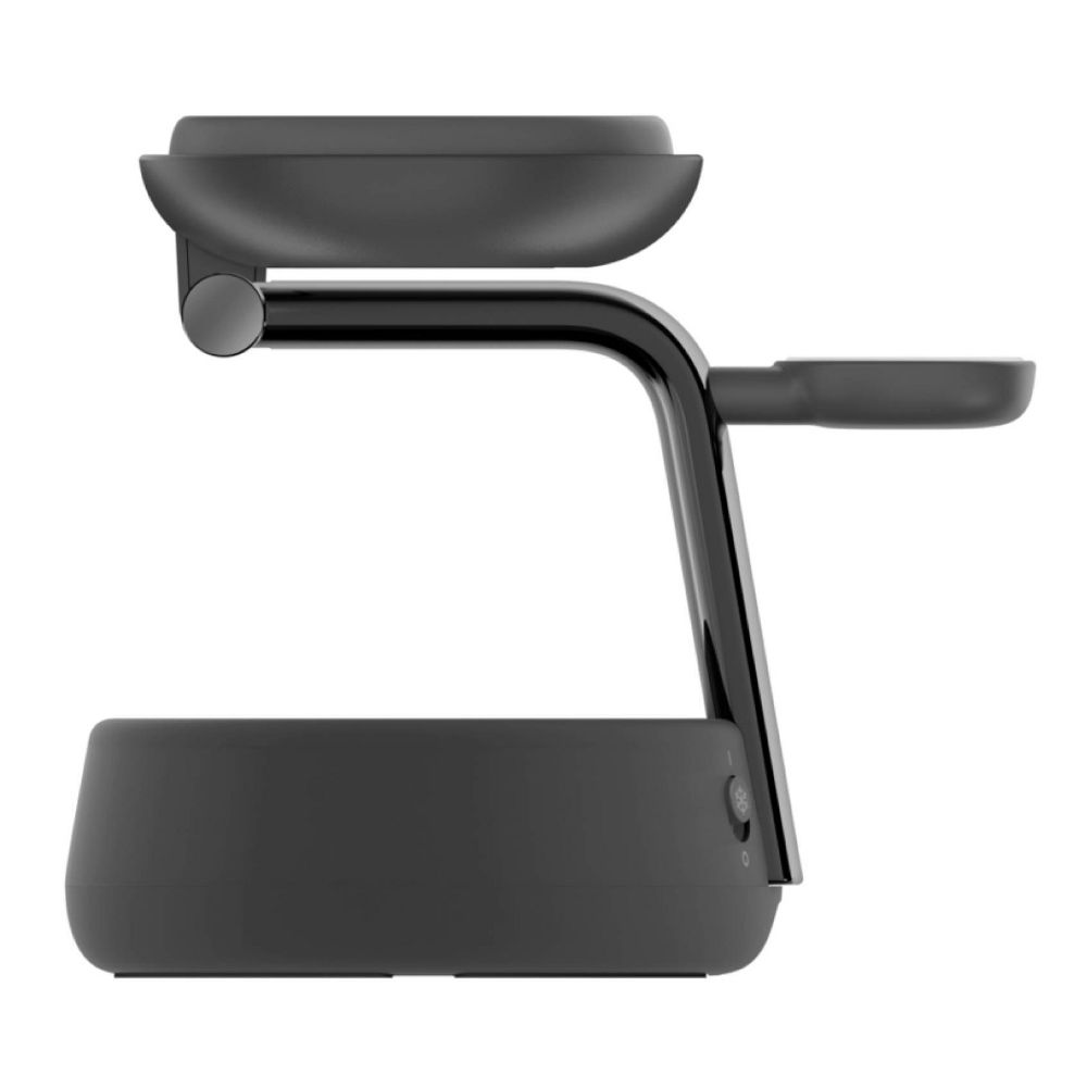 New - Belkin 25W Qi2 Wireless 3-in-1 Stand - Charcoal Gray
