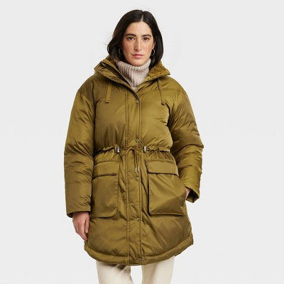 Universal Thread Women's Plus Zipper Winter Arctic Parka Jacket Fabric Universal ThreadBullseye Deals