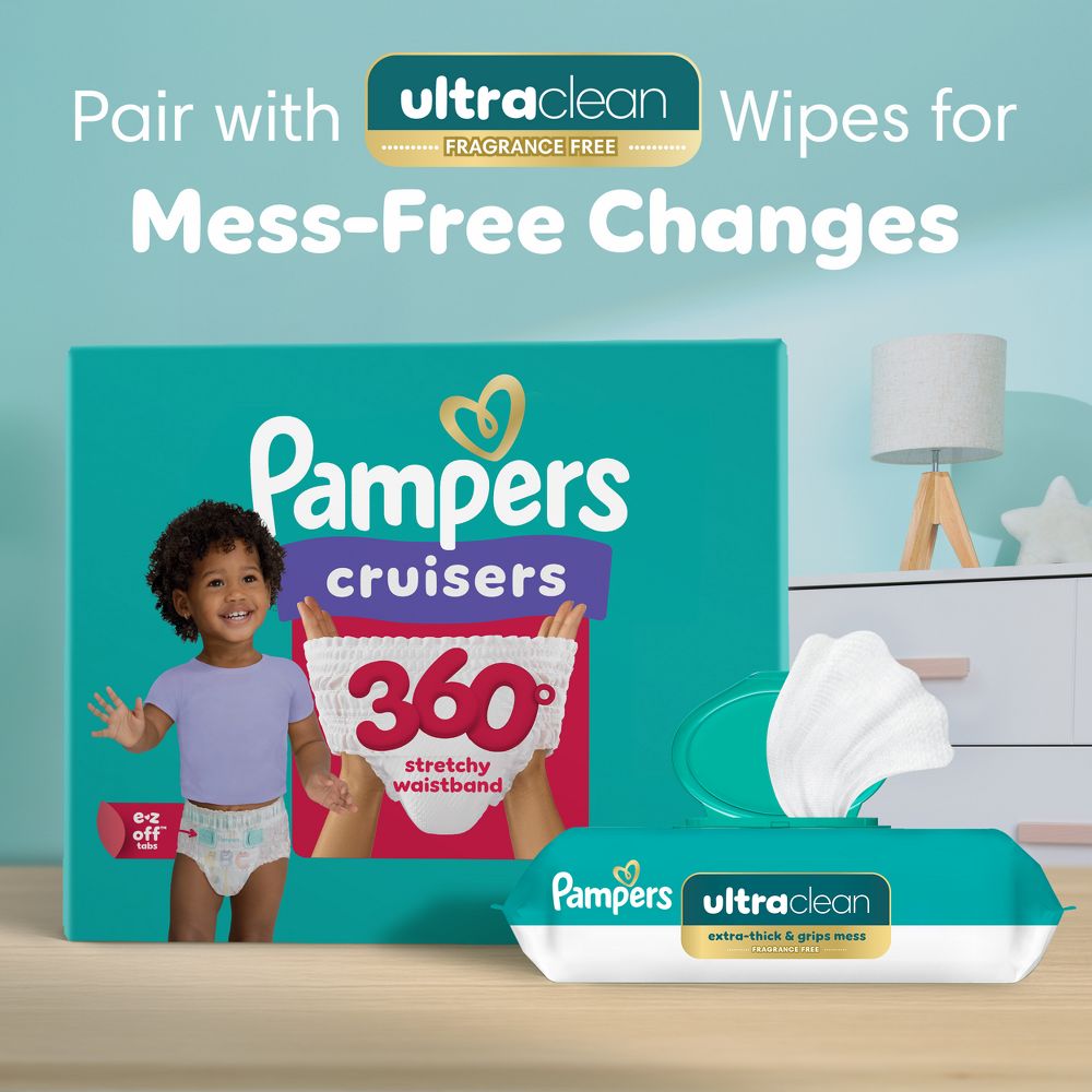 New - Pampers Cruisers 360 Diapers - Size 5 - 100ct