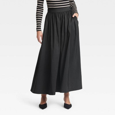 Open Box - Women's Voluminous Maxi Skirt - A New Day A New DayBullseye Deals