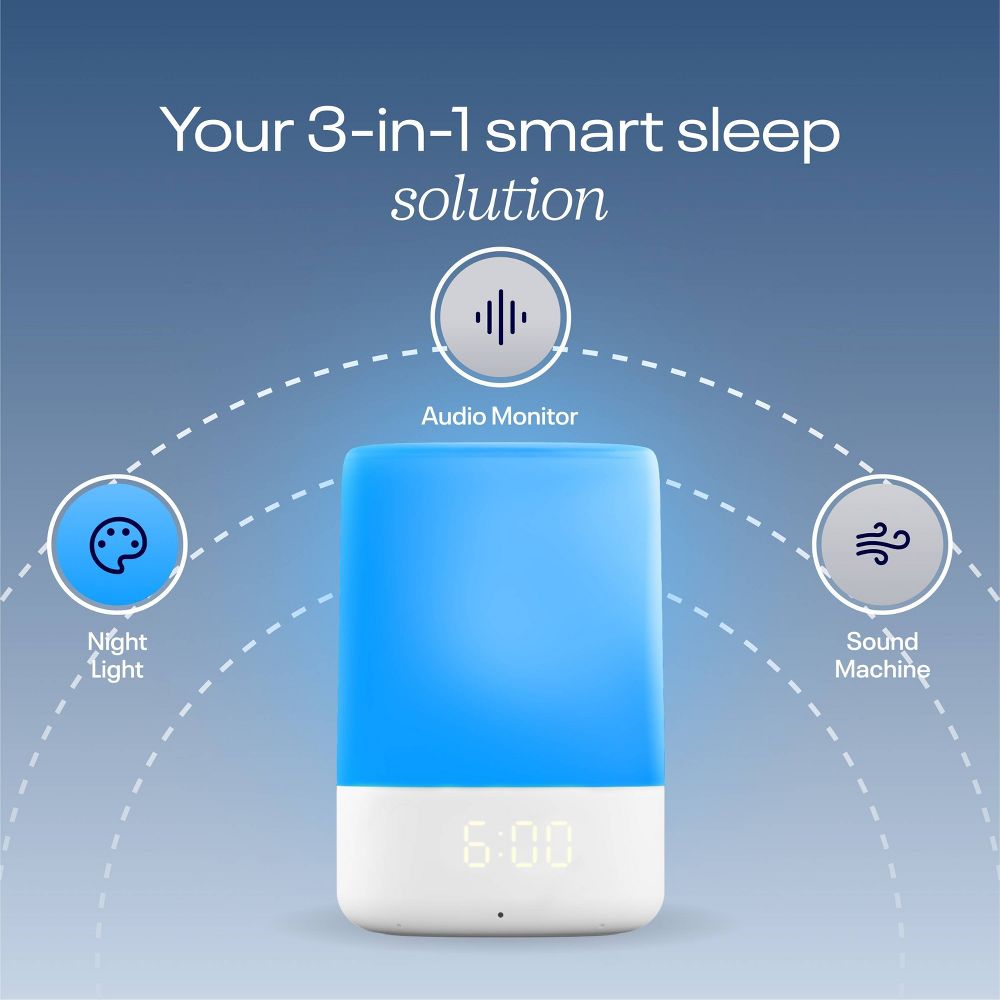 New - Nanit Sound Machine & Night Light - White