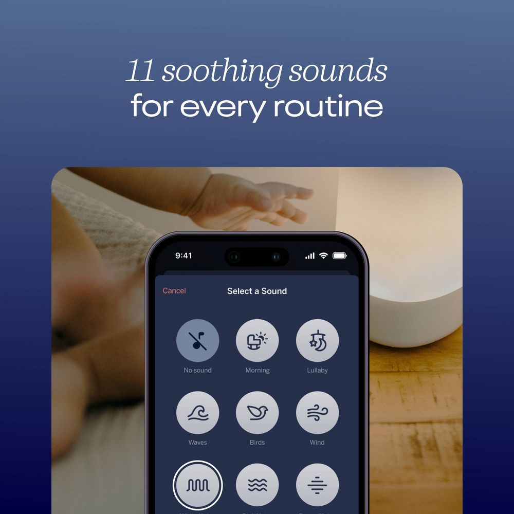New - Nanit Sound Machine & Night Light - White