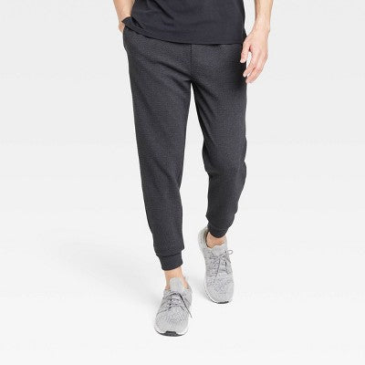 New - All In Motion Men's Textured Fleece Joggers Midweight Workout Sweatpants All in MotionBullseye Deals