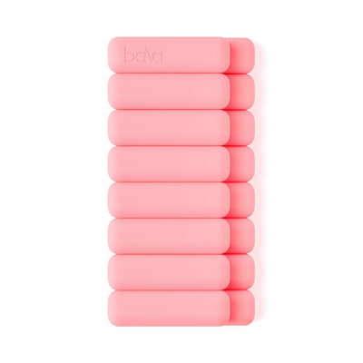 New - Bala Bangles 2pc Wrist & Ankle Weight Set - Blush 1lb: Adjustable Steel & Silicone Weights