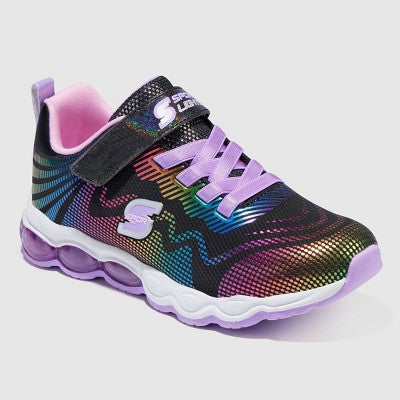Open Box - S Sport by Skechers Girls Light Up Sneakers Rainbow Hook-and-Loop S SPORT BY SKECHERSBullseye Deals