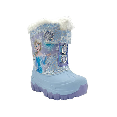 Open Box - Disney Frozen Toddler Lighted Winter Snowboots - Blue 7T