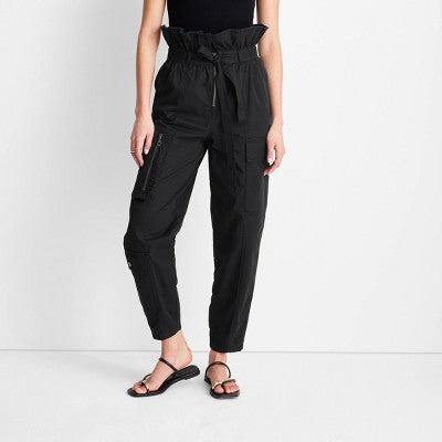 New - Future Collective w/Jenny K Lopez Womens Plus Fit Full Fold-Over Cargo Pants Future Collective w/Jenny K LopezBullseye Deals