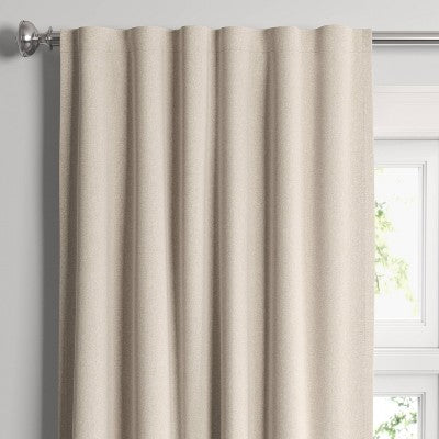 New - Blackout Aruba Window Curtain Panel - Threshold ThresholdBullseye Deals