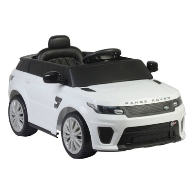 Open Box - Best Ride on Cars 12V Range Rover Powered Ride-On - White: Plastic, 3+ Years, 55 lbs Capacity