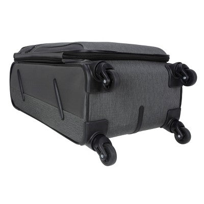 Skyline 24" Medium Checked Softside Luggage Spinner Suitcase Zip Closure SkylineBullseye Deals