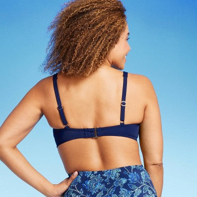 New - Lands' End Women's Underwire Bikini Top Swimwear UPF 50+ Protection Lands' EndBullseye Deals