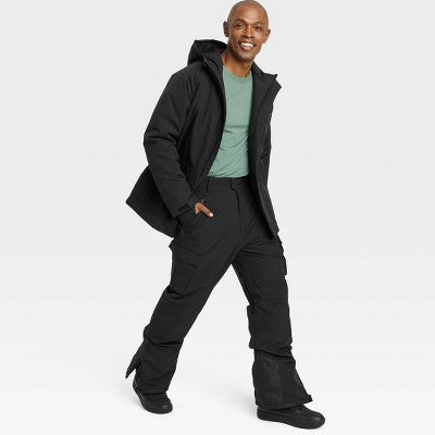 New - All In Motion Men's Relaxed Snow Pants Fit Full Windproof Pants Sport All in MotionBullseye Deals