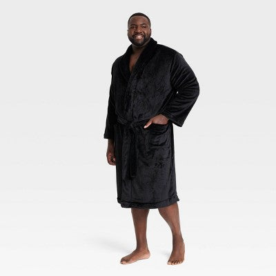 New - Men's Big & Tall Plush Robe - Goodfellow & Co Goodfellow & CoBullseye Deals