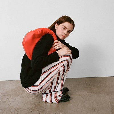 Women's Straight Leg Satin Pant - Future Collective with Reese Blutstein Future Collective with ReeseBullseye Deals