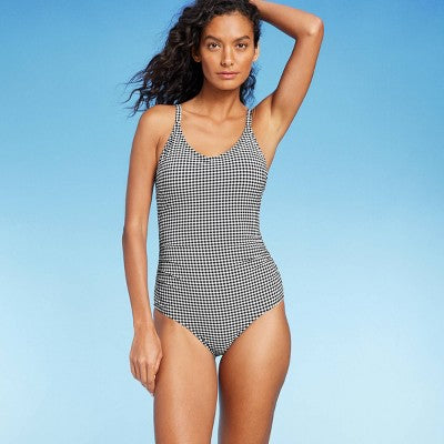 New - Kona Sol Women's Ruched Full Coverage One Piece Swimsuit Swimwear Kona SolBullseye Deals