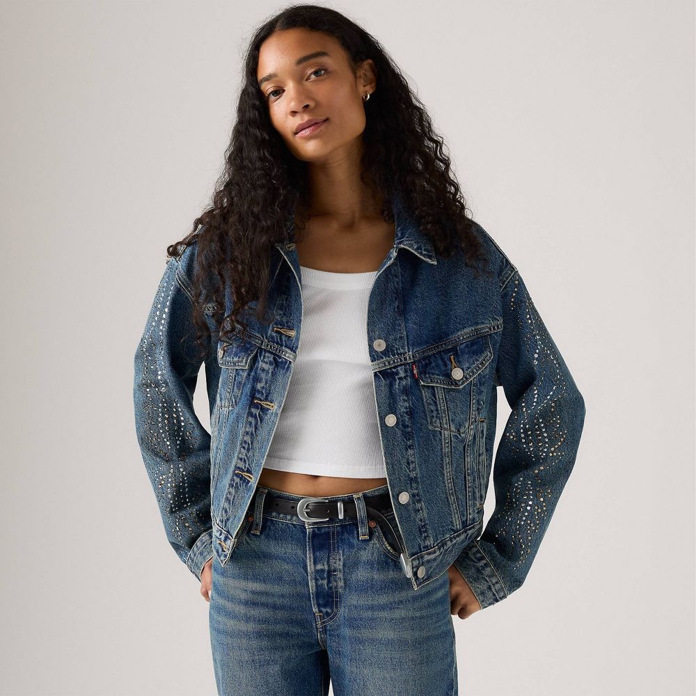 Open Box - Levi's® Women's Shrunken 90's Trucker Jacket - Solargenic S