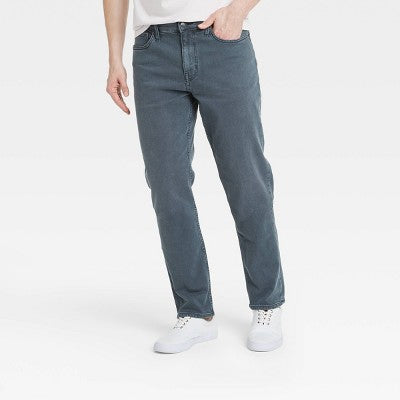 New - Goodfellow & Co Men's Mid Rise Athletic Fit Relaxed Leg Ankle Jeans Midweight Goodfellow & CoBullseye Deals