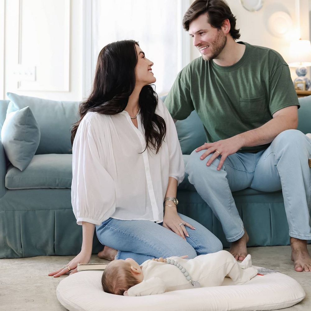 New - Snuggle Me Organic Curve Infant Lounger - Natural