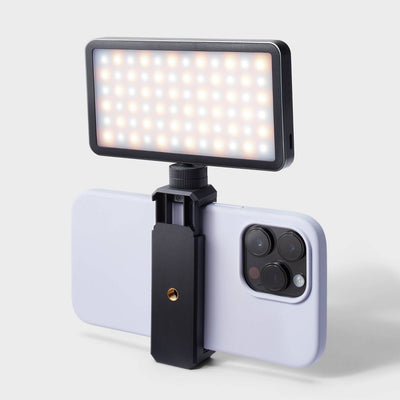 Open Box - LED Light Attachment - heyday™ Black: Camera Lighting Accessory