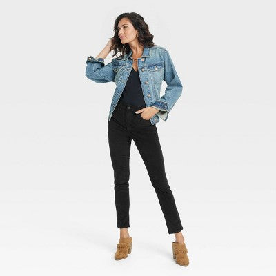 Universal Thread Women's High-Rise Skinny Jeans Cropped Corduroy Pants Universal ThreadBullseye Deals