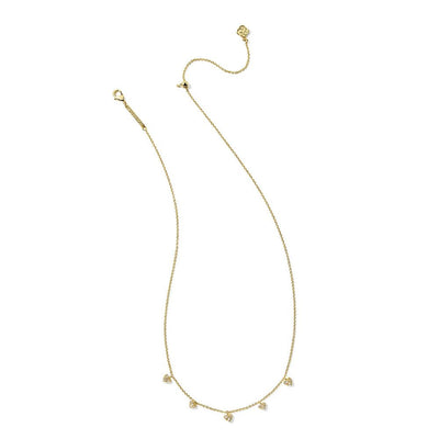 Open Box - Kendra Scott Anna Pave Strand Necklace - Gold