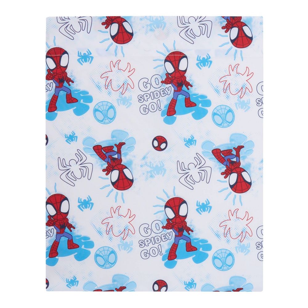 New - 4pc Toddler Spidey and His Amazing Friends Reversible Bed Set