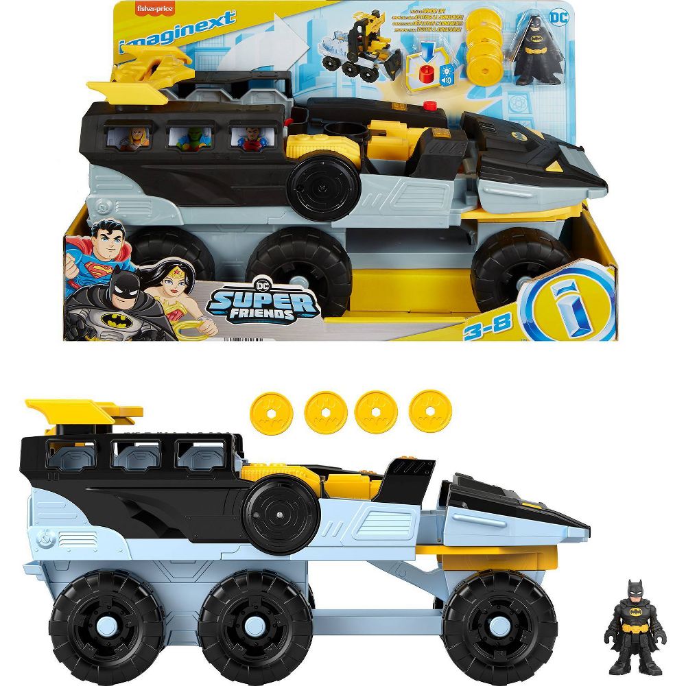 New - Imaginext DC Comics Armor Up Transforming Vehicle