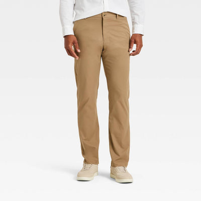 New - Men's Slim Straight Fit Trousers - Goodfellow & Co™ Tan 30x32