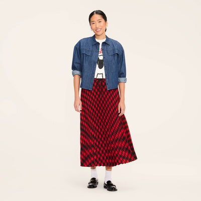New - Women's Button-Down Long Sleeve Collared Utility Shirt - Woolrich x Target Dark Wash Denim XS