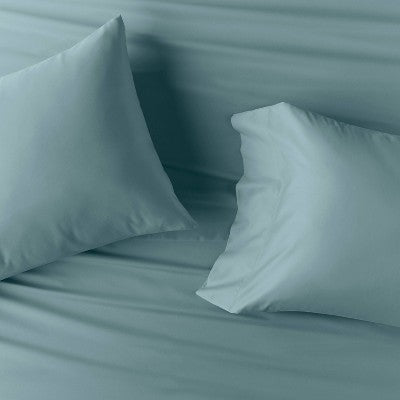 New - Casaluna 300 Thread Count Cotton Blend Satin 4PC Sheet Set Cooling Feel CasalunaBullseye Deals